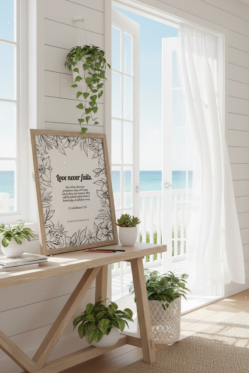 A Quiet 30 Day Scripture Coloring Journey on Love