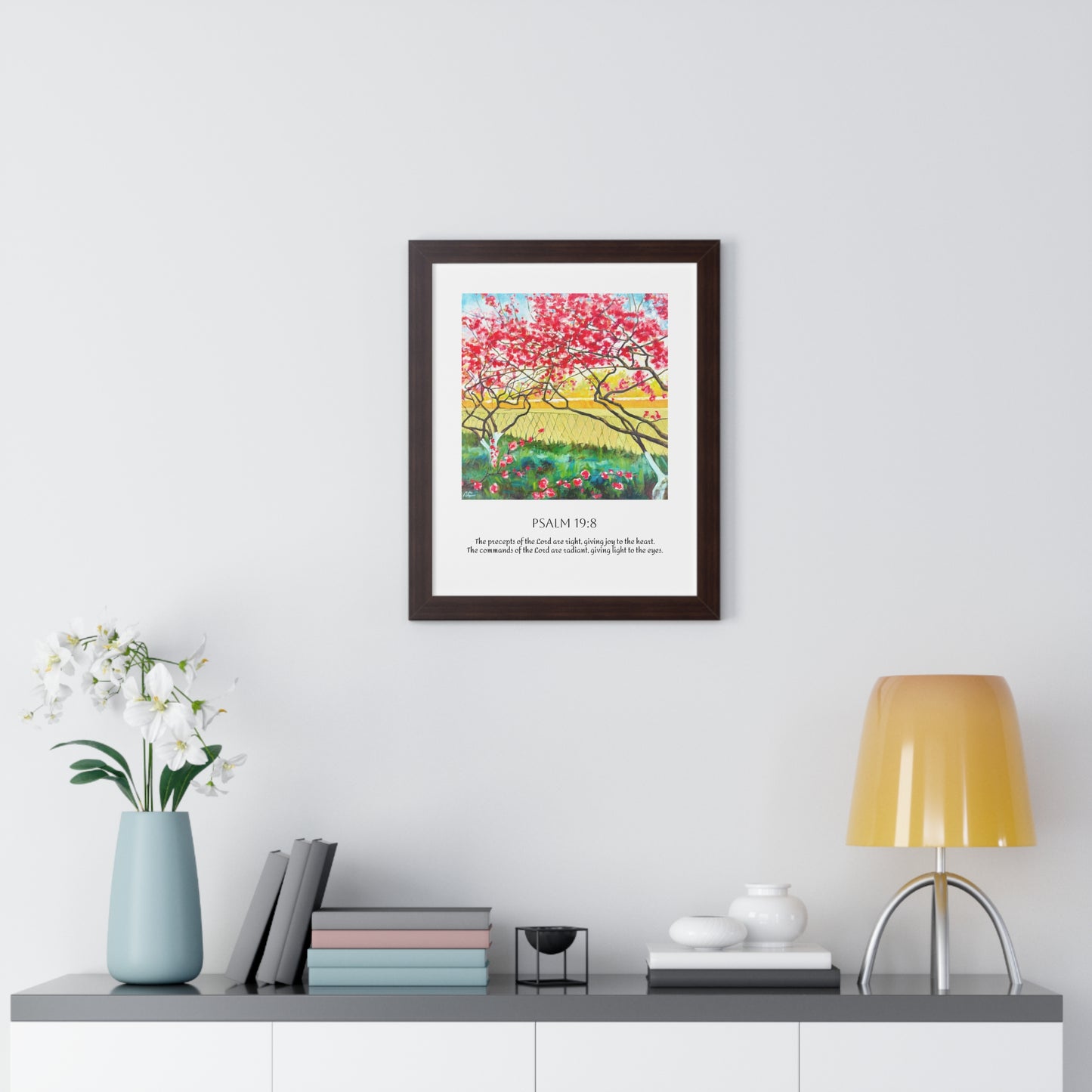 Radiant Garden Framed Art Print