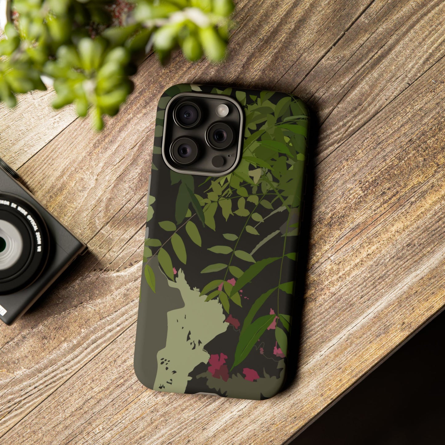 Tough Cases: Nature-Inspired Phone Case with Fern Print