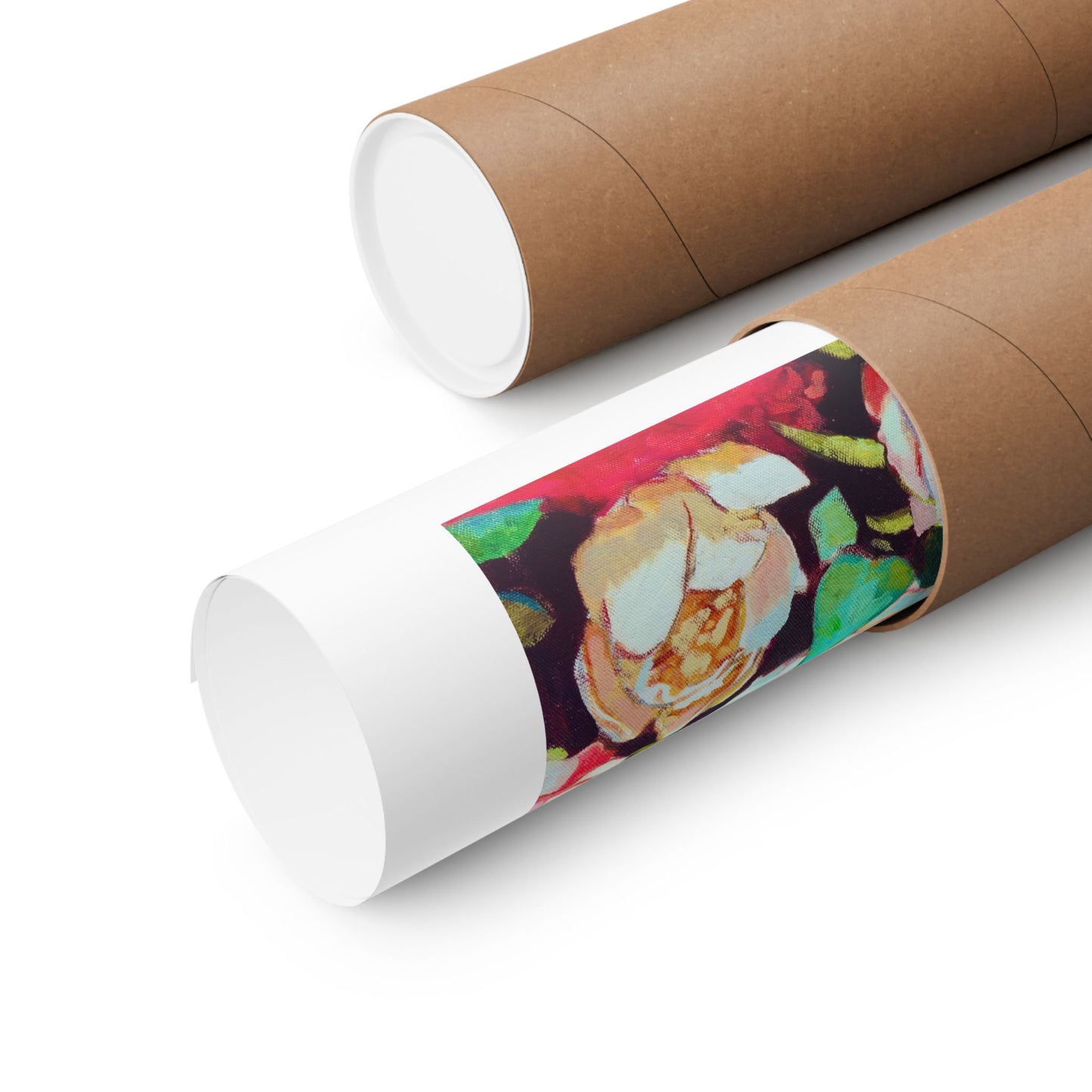 Bloom in Love Rose Art Print