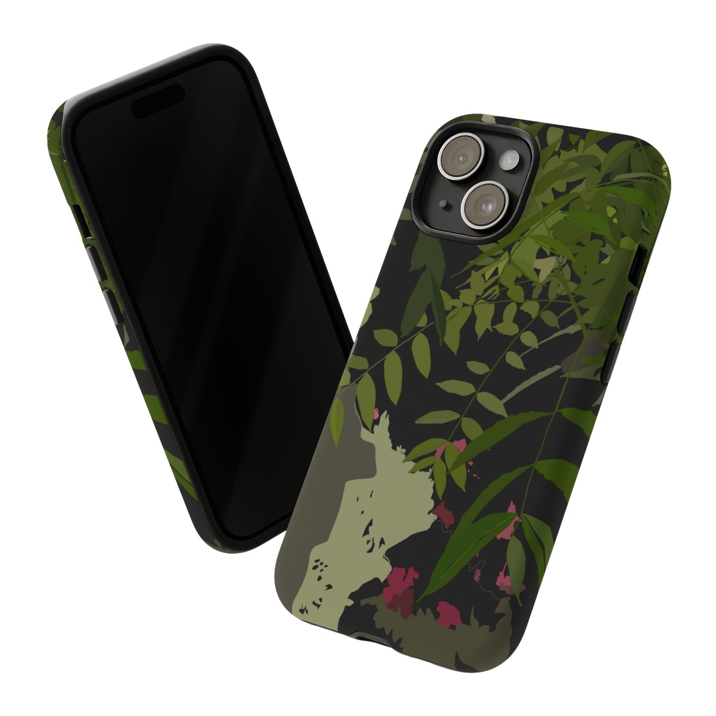 Tough Cases: Nature-Inspired Phone Case with Fern Print