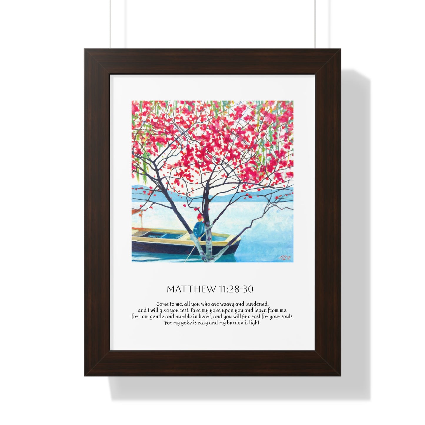 Coastal Serenity Framed Art Print