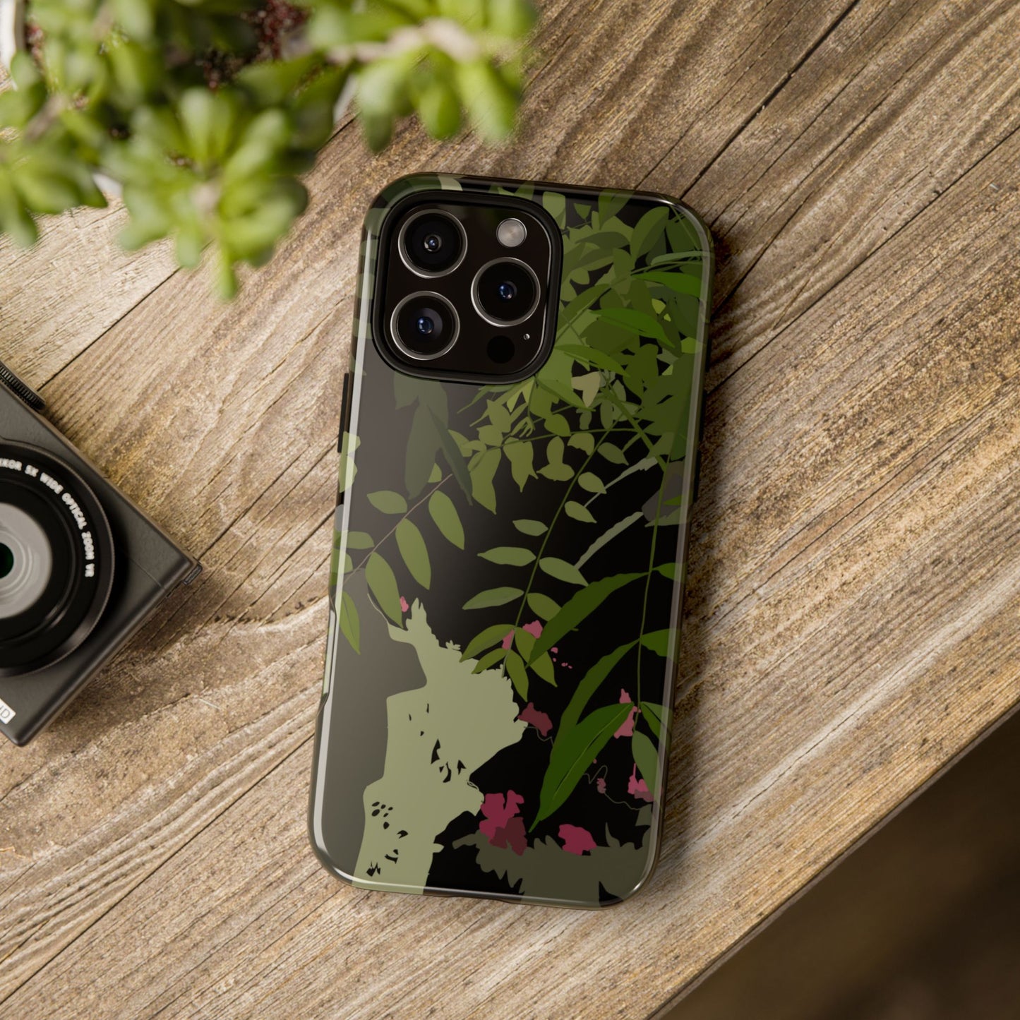 Tough Cases: Nature-Inspired Phone Case with Fern Print