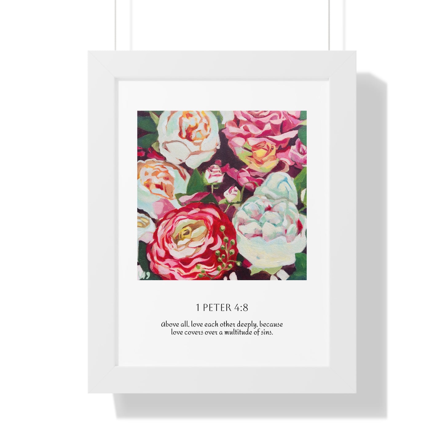 Graceful Love Framed Scripture Art Print