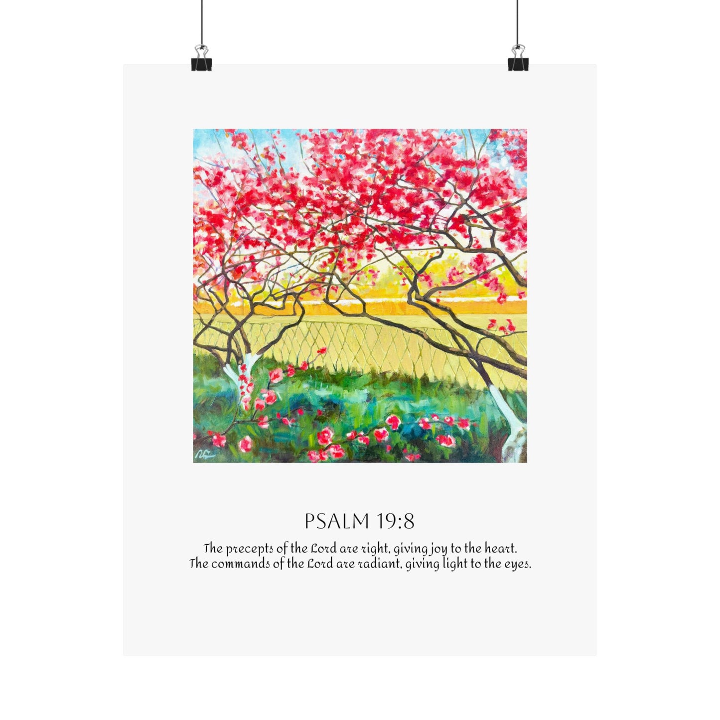 Radiant Garden Art Print