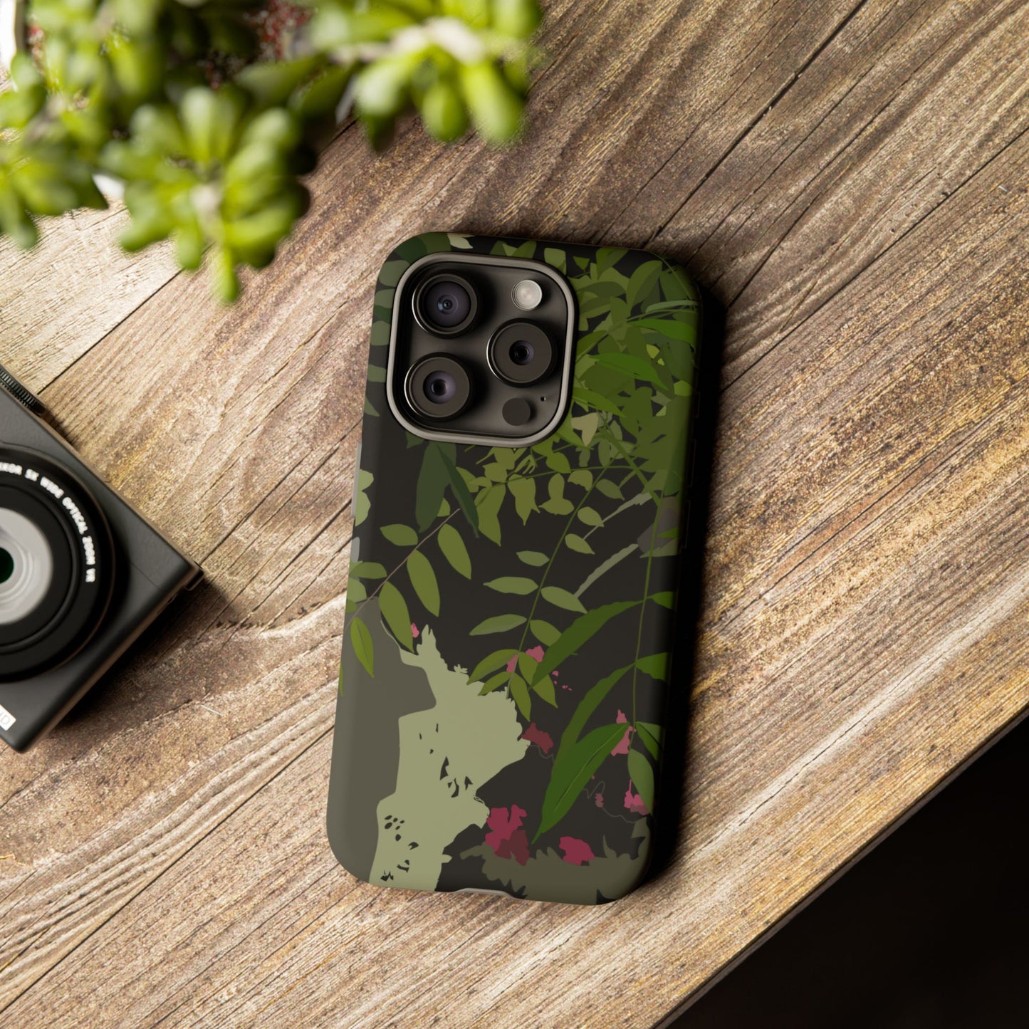 Tough Cases: Nature-Inspired Phone Case with Fern Print
