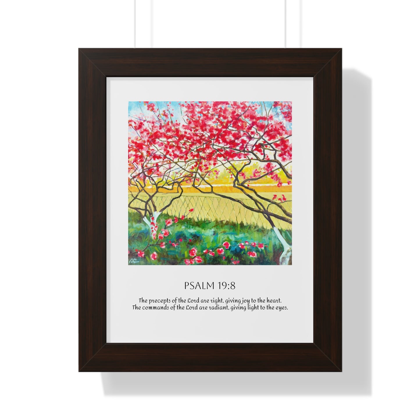 Radiant Garden Framed Art Print