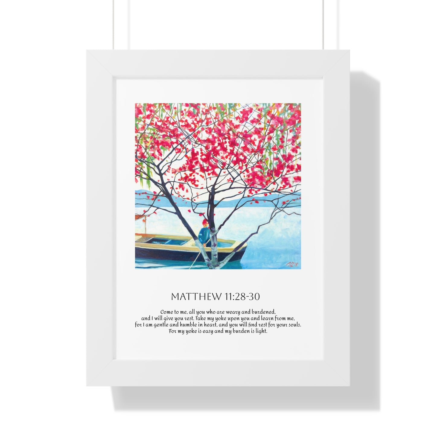 Coastal Serenity Framed Art Print