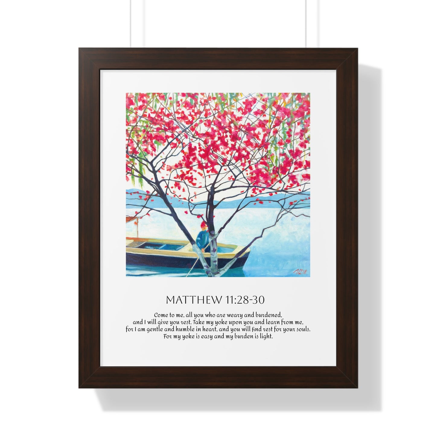 Coastal Serenity Framed Art Print