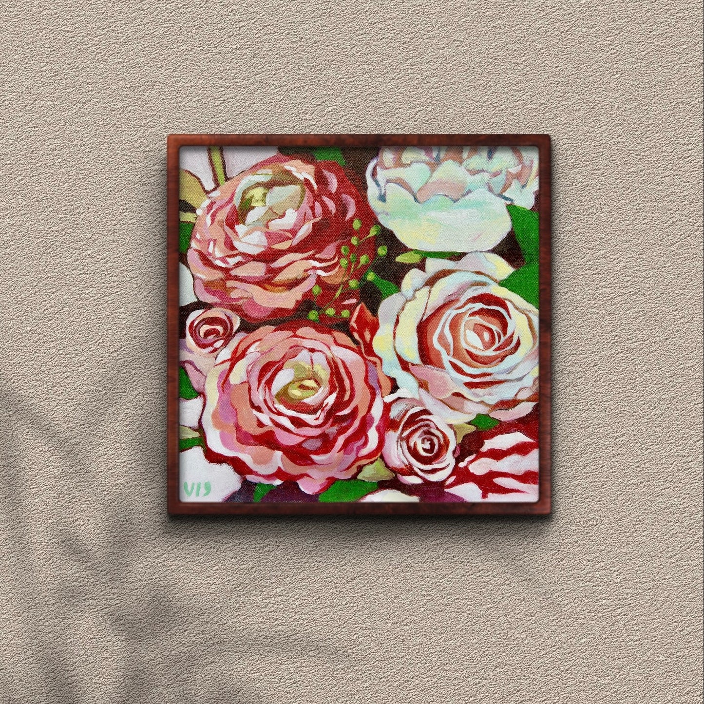 Rose & Tree Painting Series