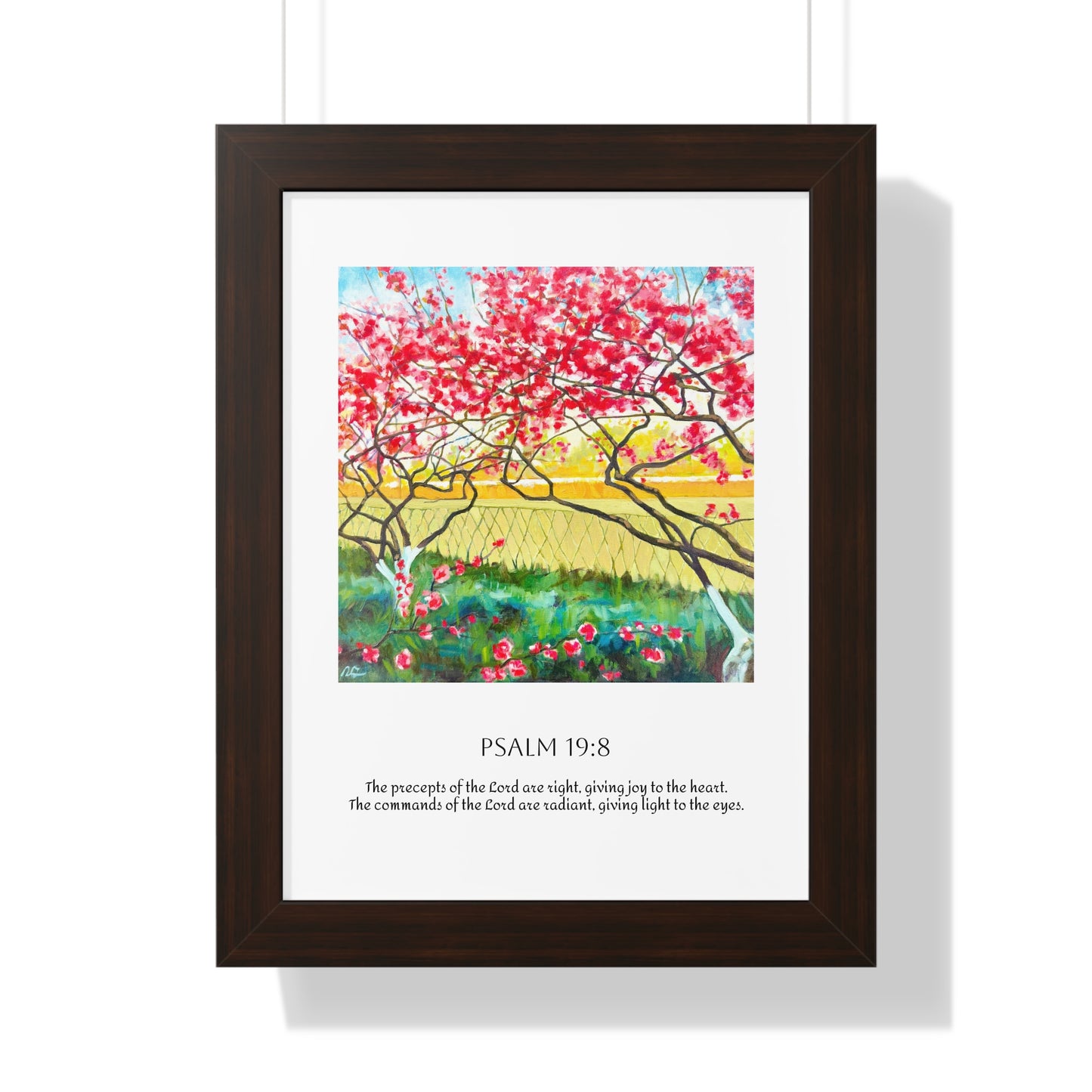 Radiant Garden Framed Art Print
