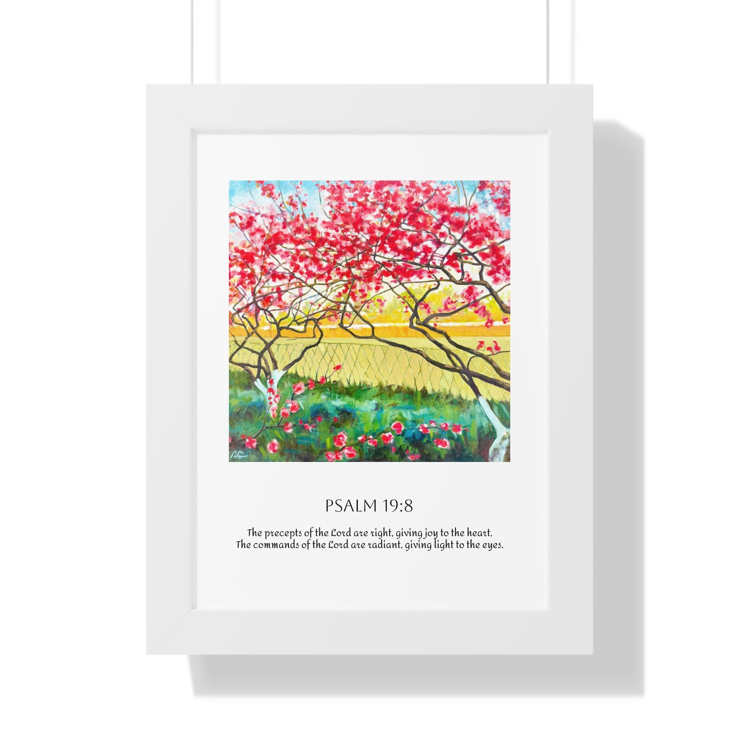Radiant Garden Framed Art Print
