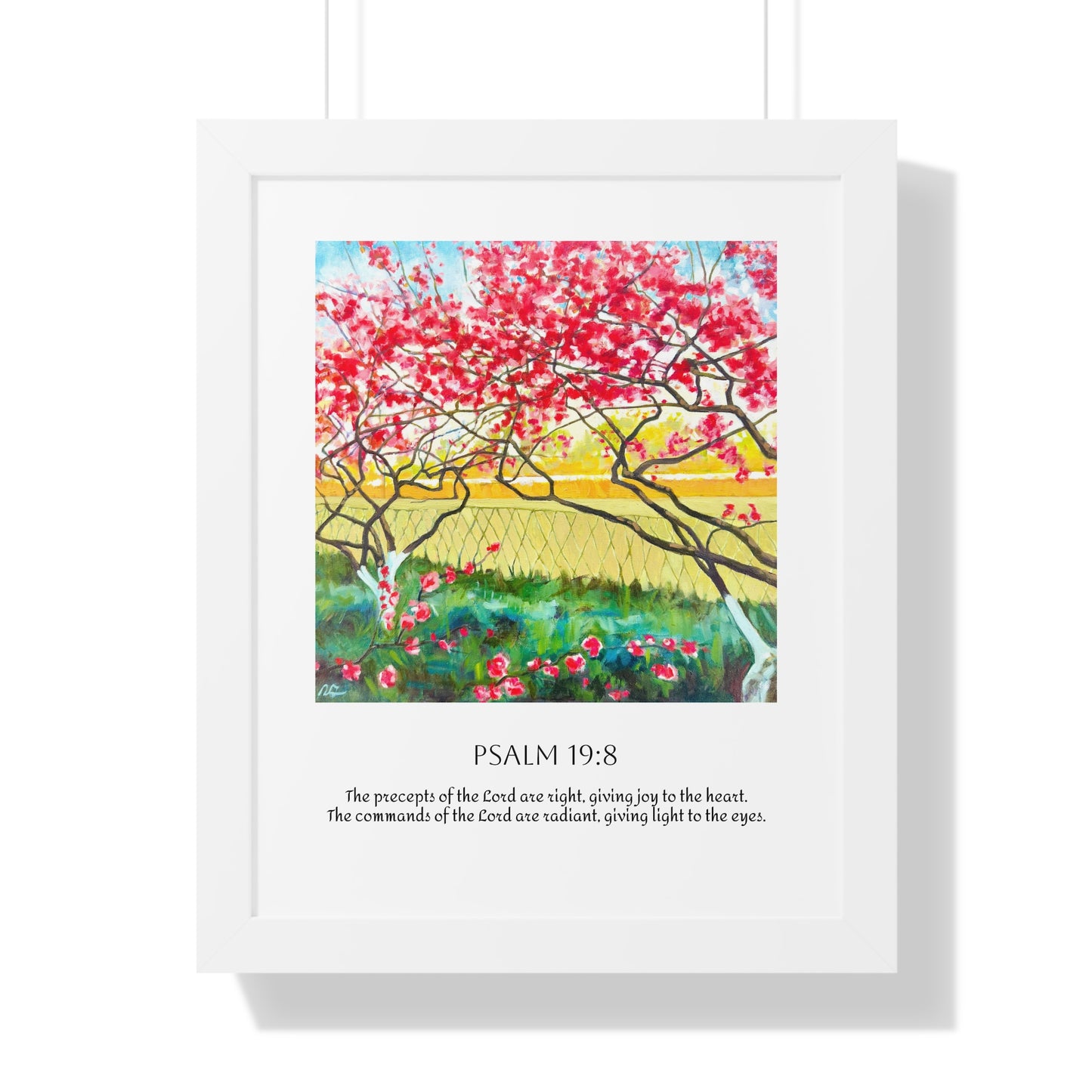 Radiant Garden Framed Art Print