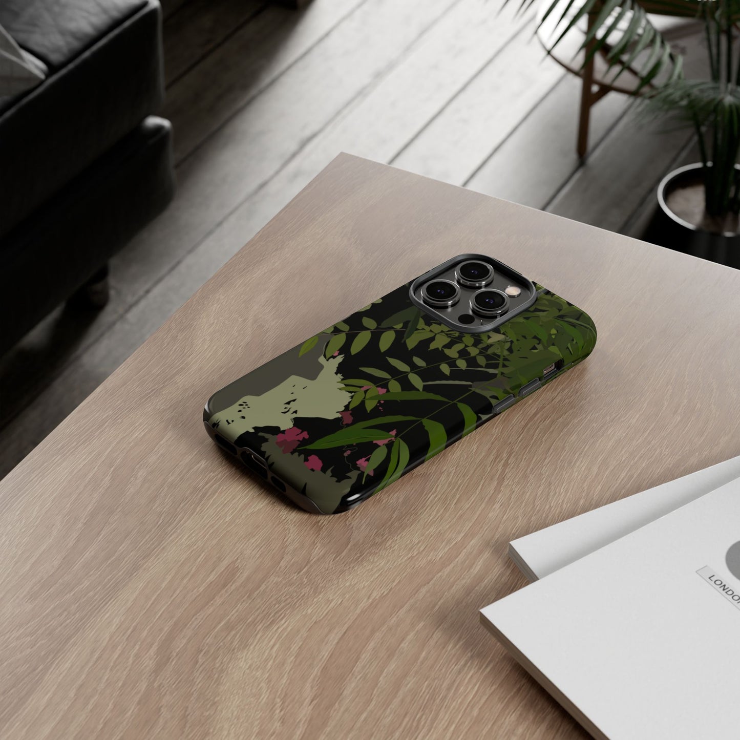Tough Cases: Nature-Inspired Phone Case with Fern Print