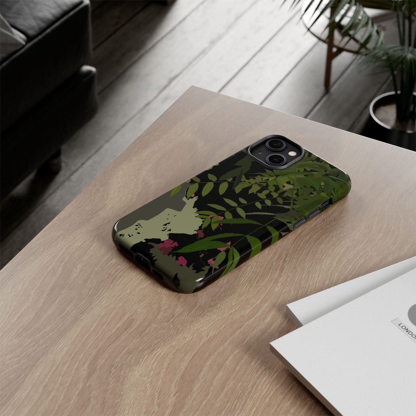 Tough Cases: Nature-Inspired Phone Case with Fern Print