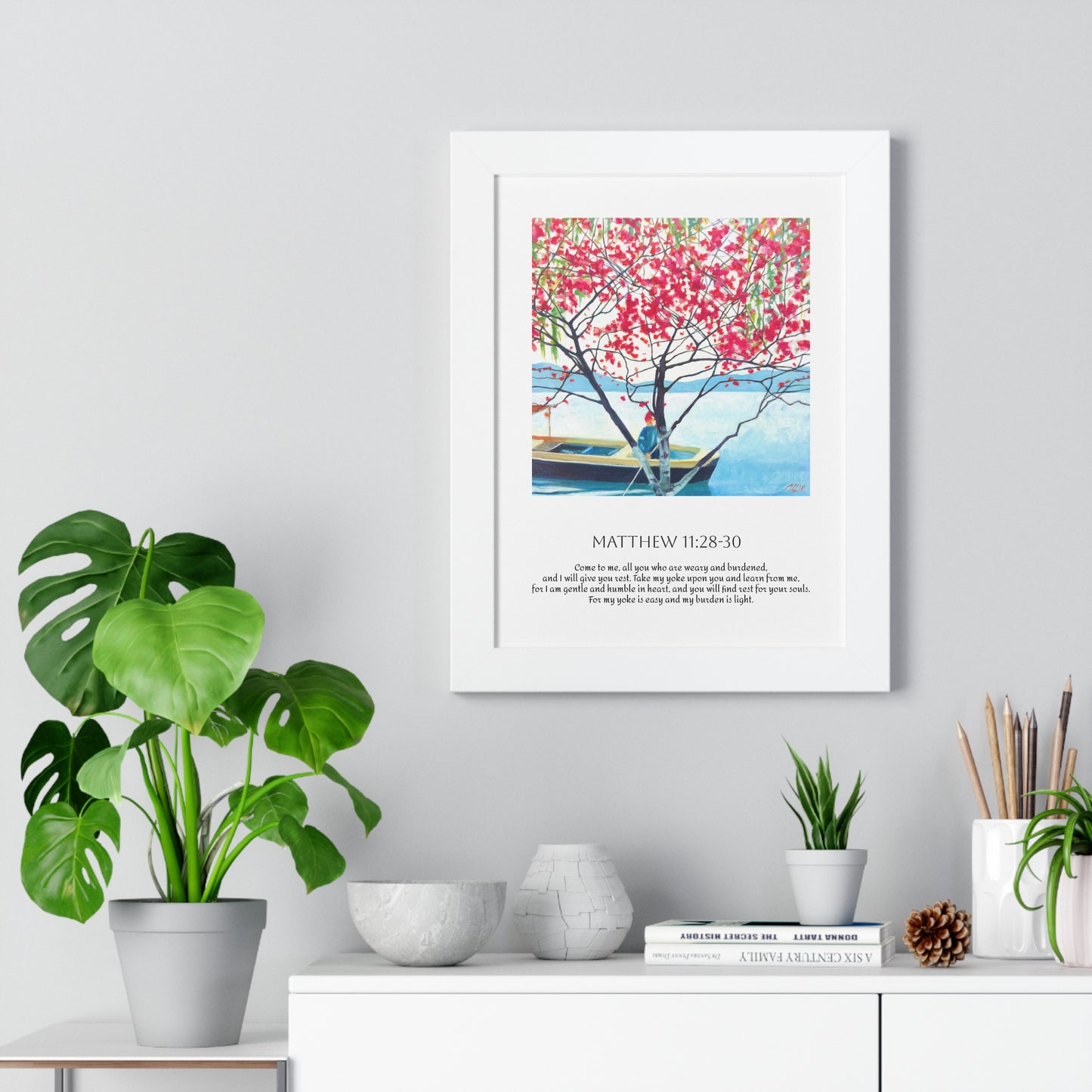 Coastal Serenity Framed Art Print