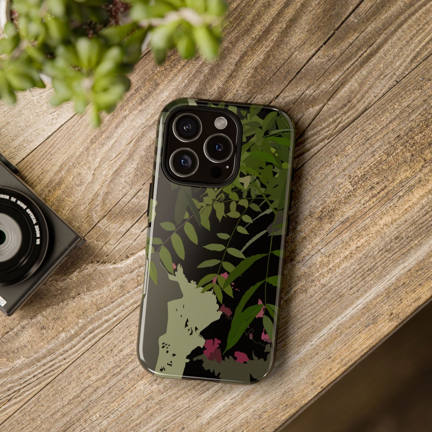 Tough Cases: Nature-Inspired Phone Case with Fern Print