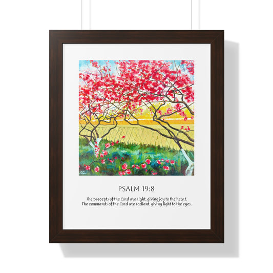 Radiant Garden Framed Art Print