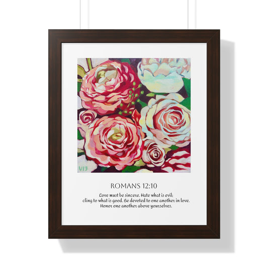 Love in Full Bloom Framed Wall Print