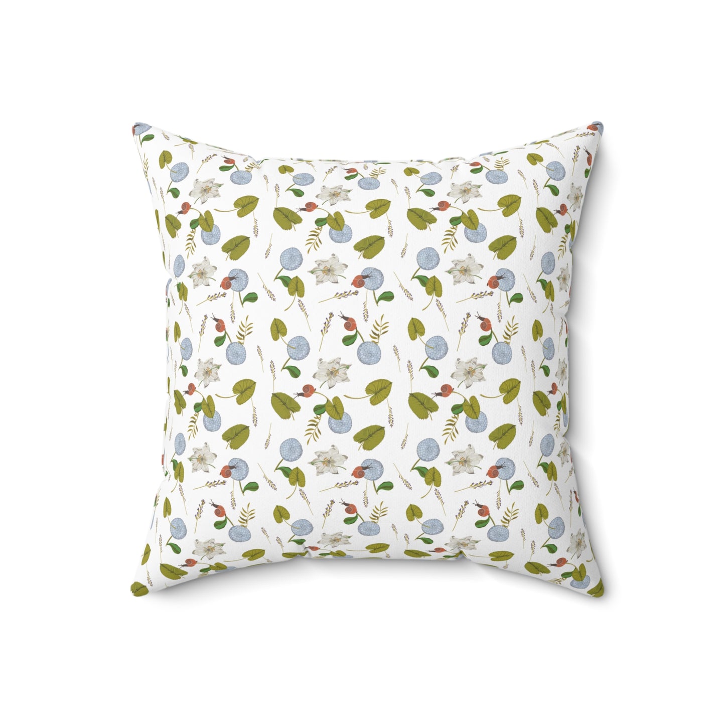 Illuminated Garden Throw Pillow