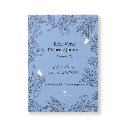 Bible Verse Coloring Journal - Digital Download