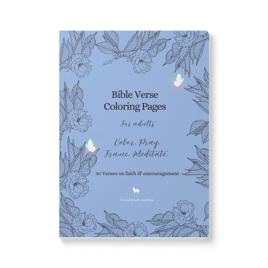 Bible Verse Coloring Pages - Digital Download