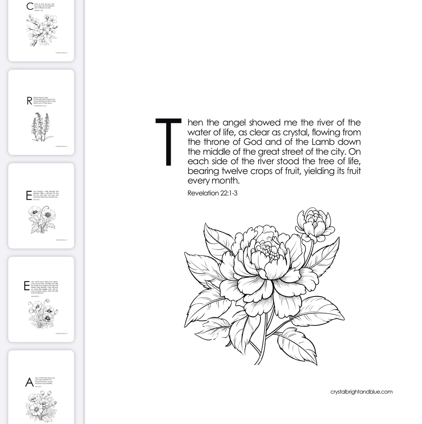 Bible Verse Coloring Pages