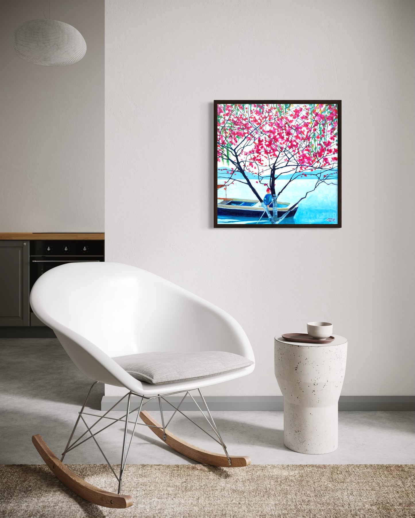 Rose & Tree Painting Series