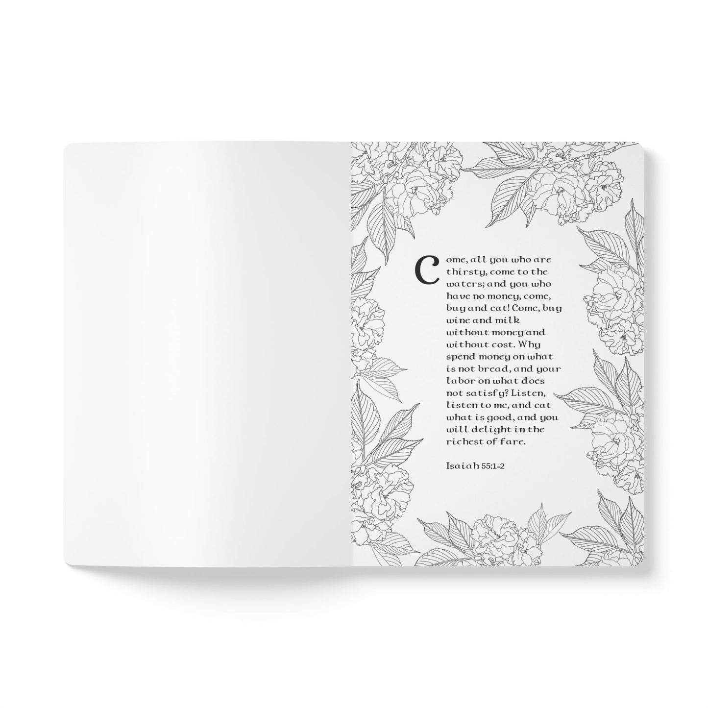 Bible Verse Coloring Journal - Digital Download