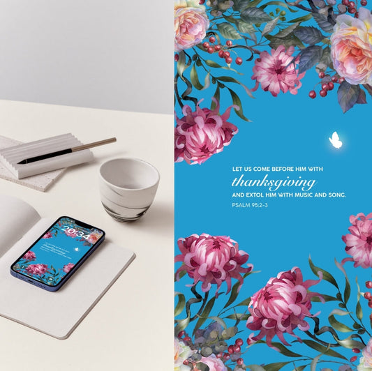 Give Thanks Always | Scripture Lockscreens