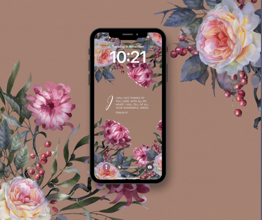 Give Thanks Always | Scripture Lockscreens