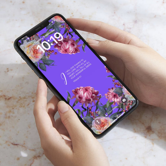 Give Thanks Always | Scripture Lockscreens