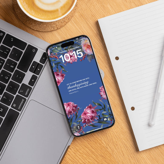 Give Thanks Always | Scripture Lockscreens