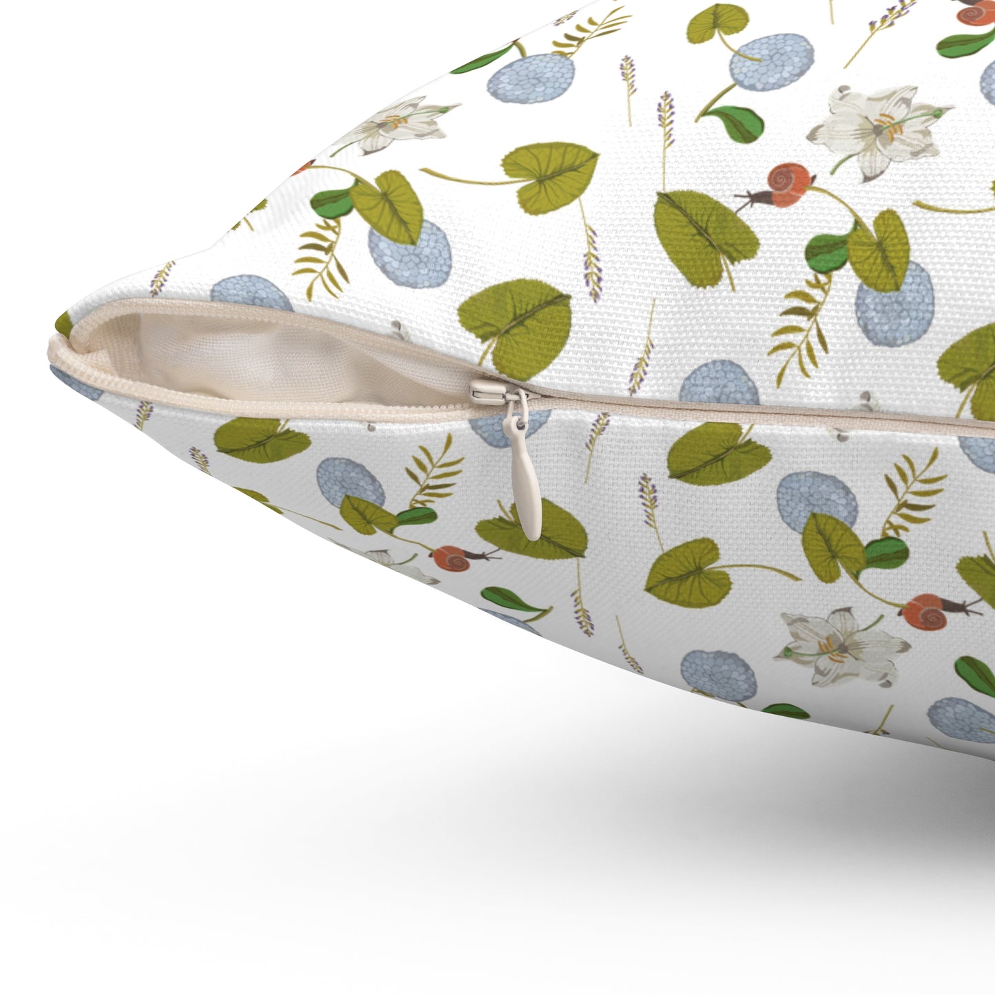 Illuminated Garden Throw Pillow