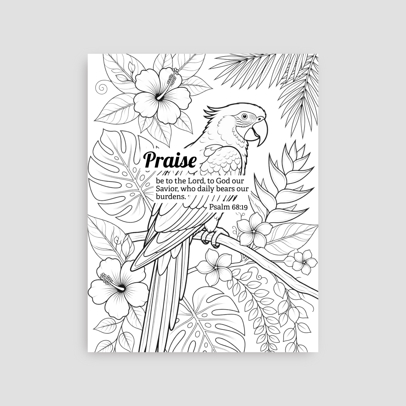 Rooted in the Word: Gratitude — 30 Bible Verse Coloring Pages