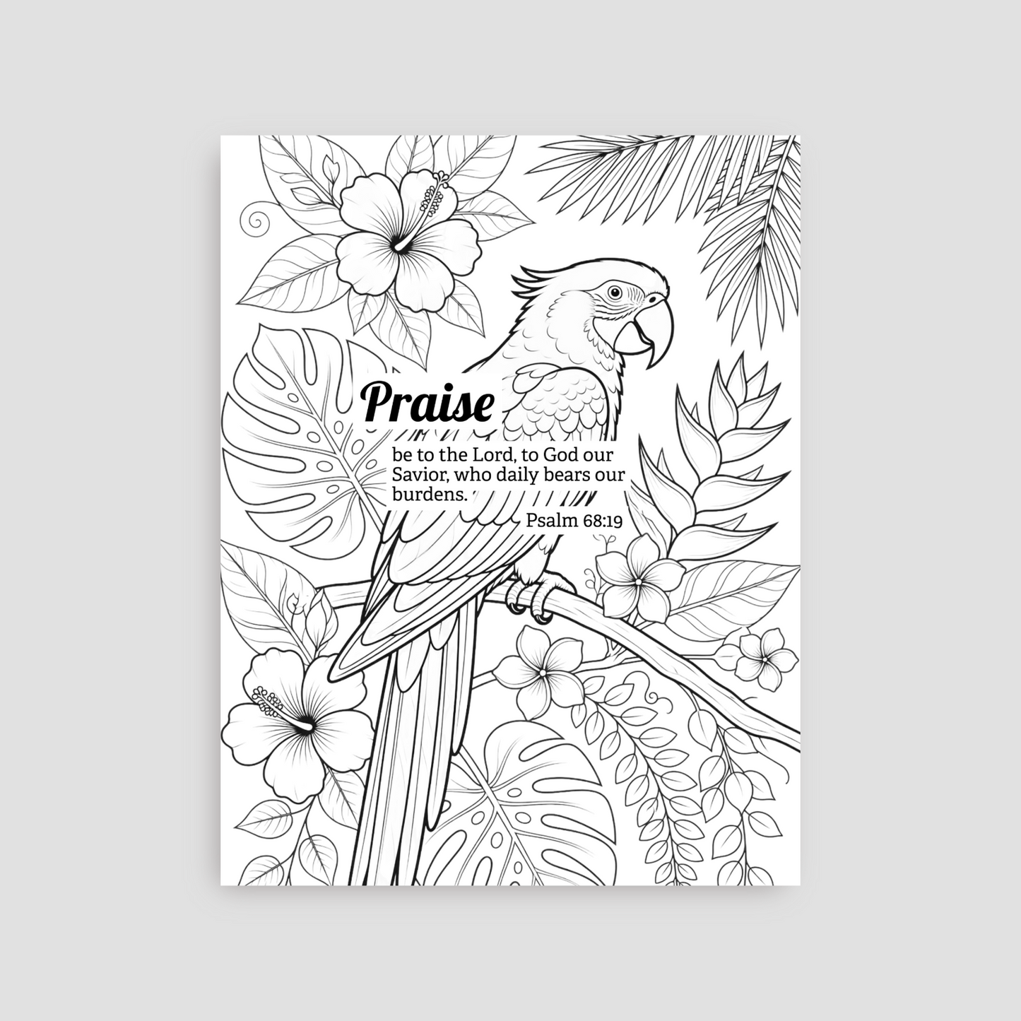 Rooted in the Word: Gratitude — 30 Bible Verse Coloring Pages