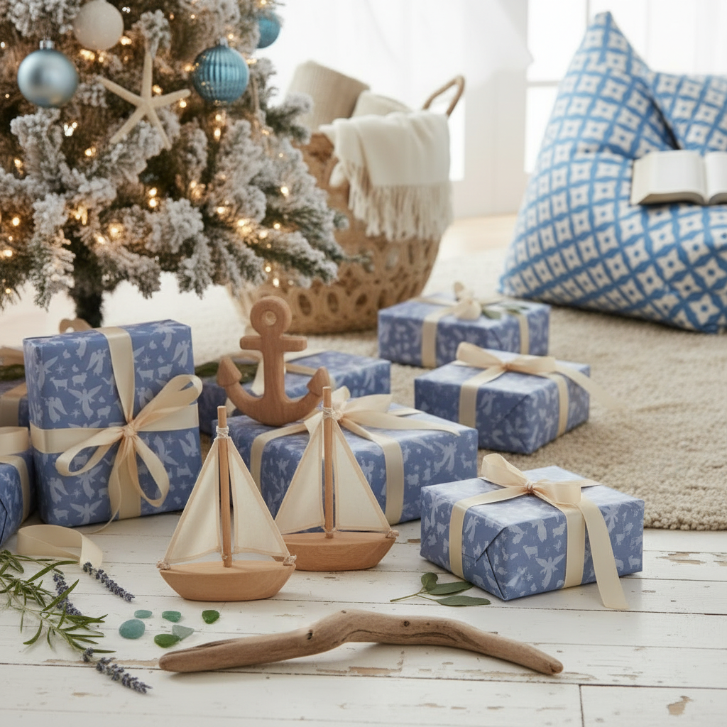 Close-up on gifts and toys