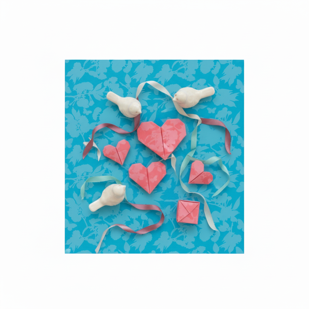 Faith-Inspired Origami Craft Paper - Double-Sided Floral & Quatrefoil