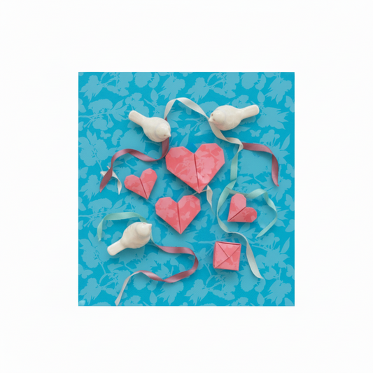 Faith-Inspired Origami Craft Paper - Double-Sided Floral & Quatrefoil