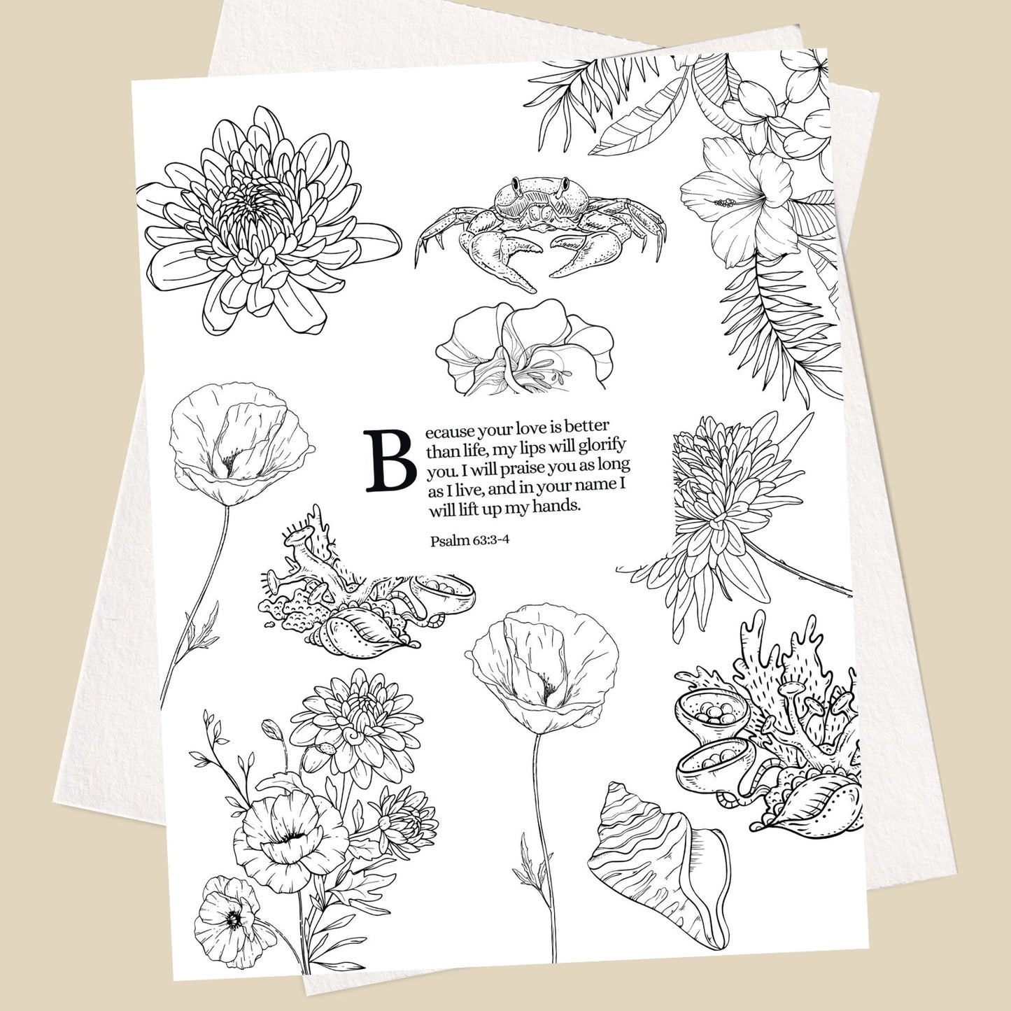Bible Verse Coloring Pages - Digital Download