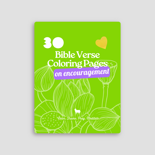 Rooted in the Word Encouragement Bible verse coloring pages mockup