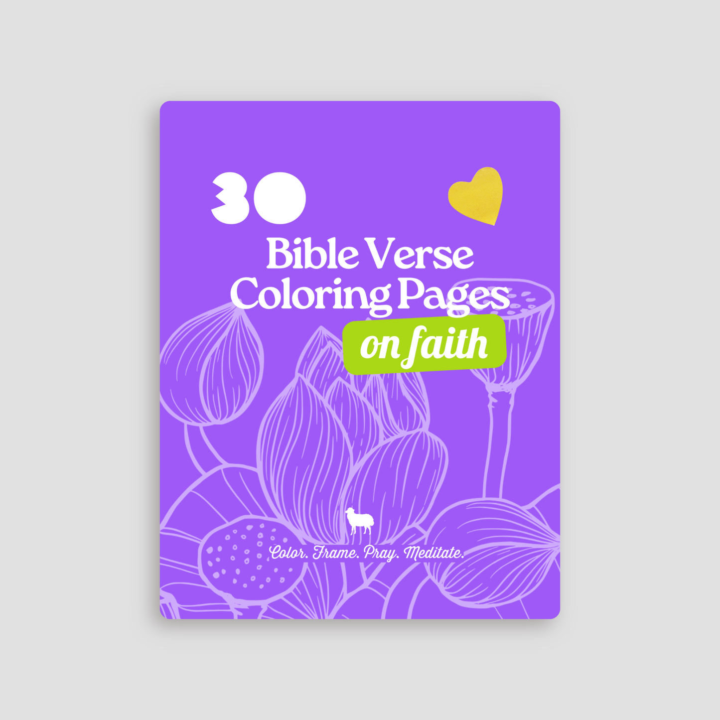 Rooted in the Word Faith scripture coloring pages mockup