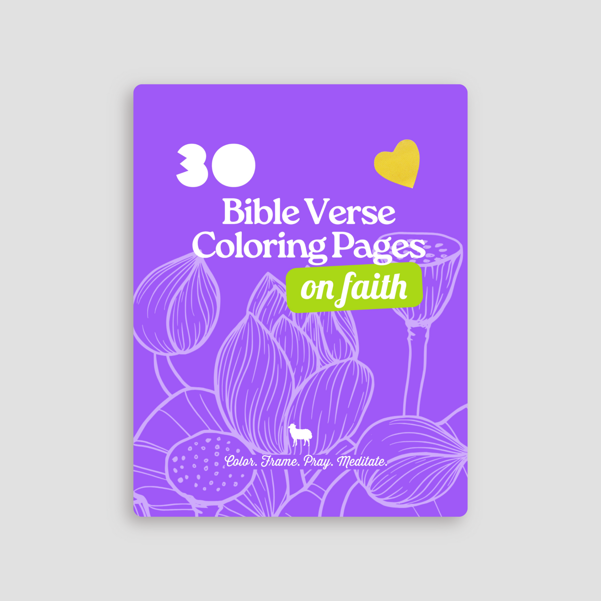 Rooted in the Word Faith scripture coloring pages mockup