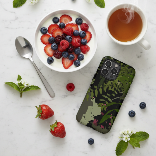 Tough Cases: Nature-Inspired Phone Case with Fern Print